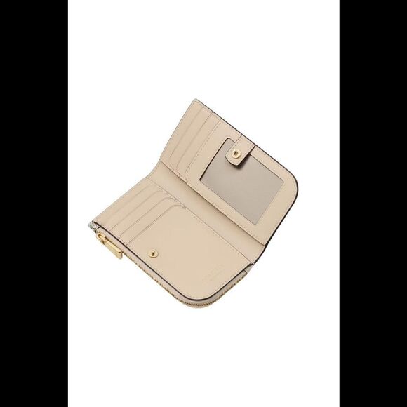 Kate Spade Women's Flower Small Slim Bifold Wallet Neutral - Picture 3 of 3